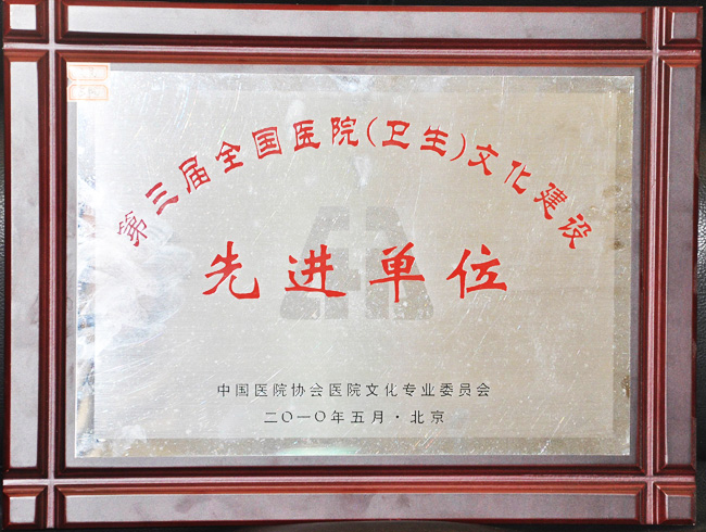 第三届全国医院(卫生)文化建设先进单位